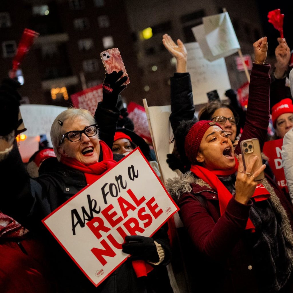 15,000 nurses go on strike at major NYC hospitals…
