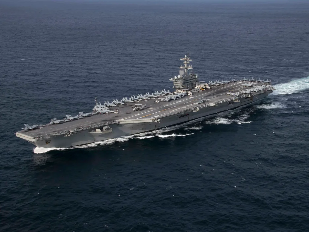 USS Abraham Lincoln moves within striking distance of Iran USS Abraham Lincoln moves within striking distance of Iran