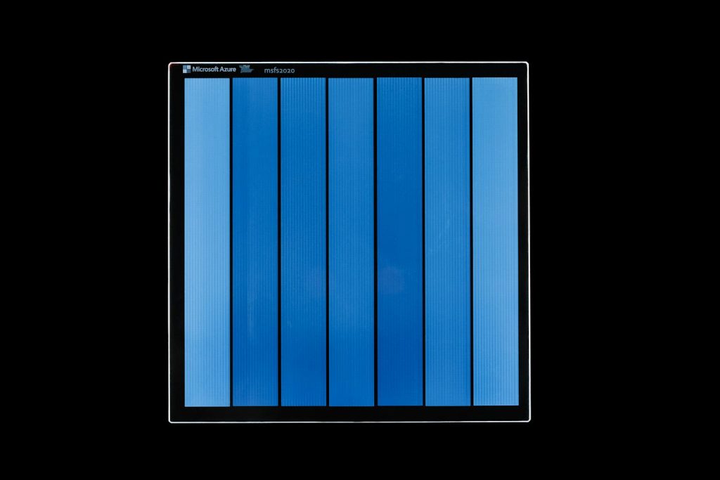 Forever file: This glass square stores 2 million books for 10,000 years