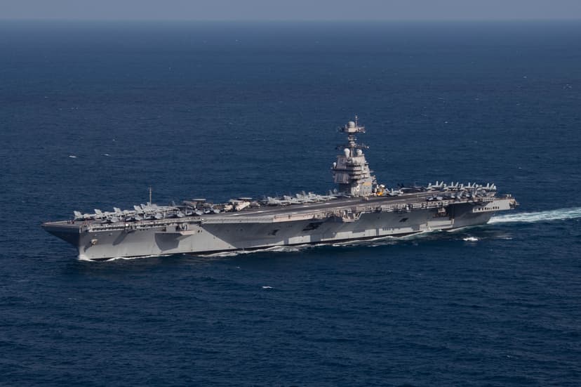 USS Gerald R. Ford Limps to port after 30-hour blaze guts crew quarters