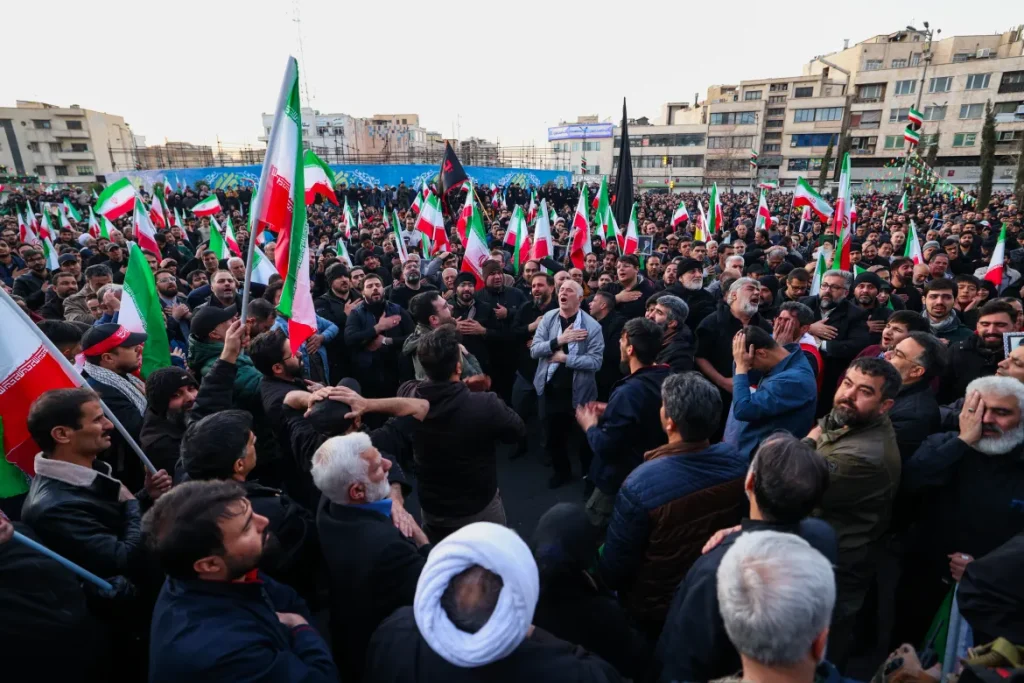 Thousands mourn Khamenei in Tehran after US-Israeli strikes