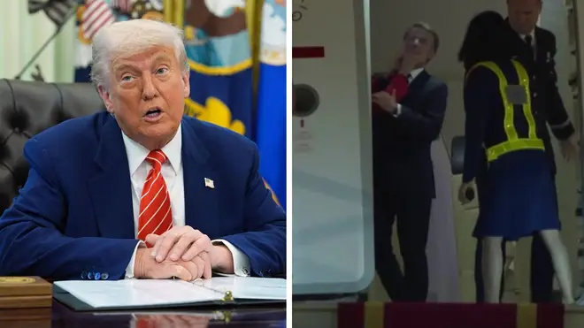 ‘His wife treats him extremely badly’ –Trump mocks Macron during White House remarks