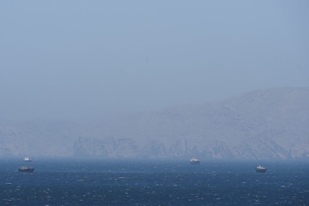 Ships aren’t yet moving in the Strait of Hormuz