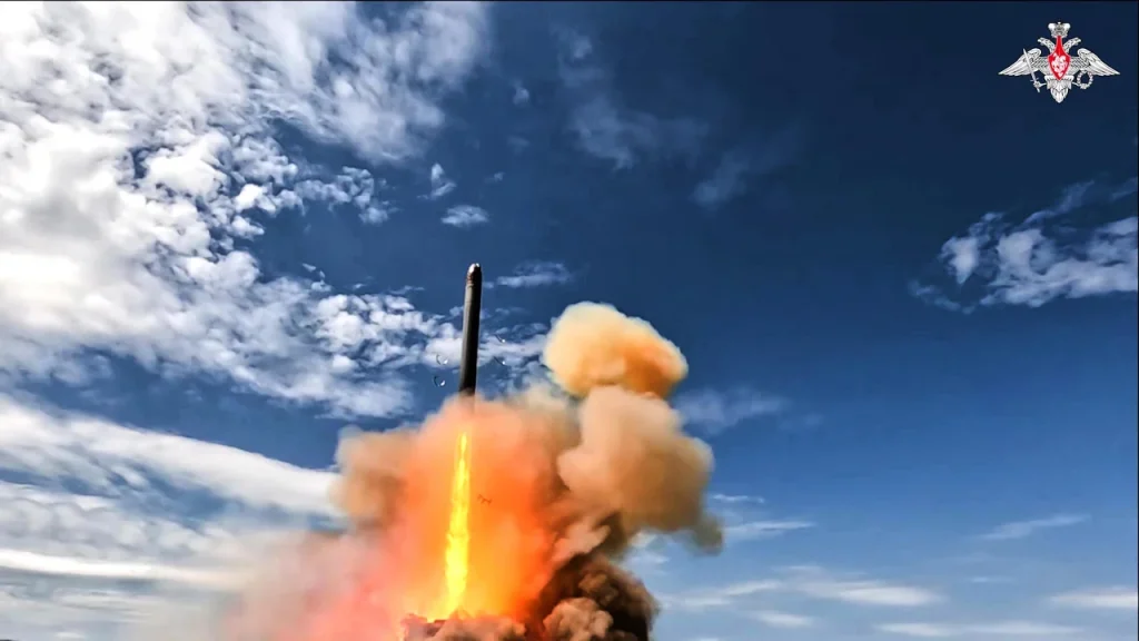 Putin hails Russia’s test launch of ‘Satan II’ as world’s most powerful missile Putin hails Russia’s test launch of ‘Satan II’ as world’s most powerful missile