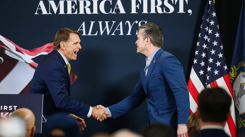 Hegseth stumps for Massie challenger in stark break from Pentagon norms