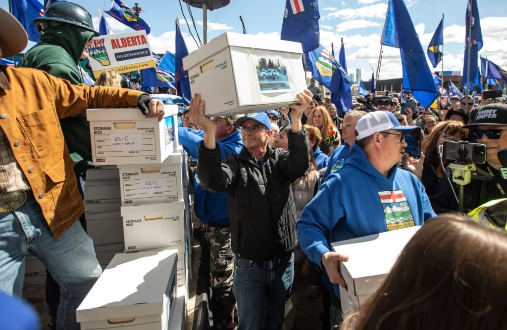 Alberta separatist group has enough signatures to trigger referendum on leaving Canada…