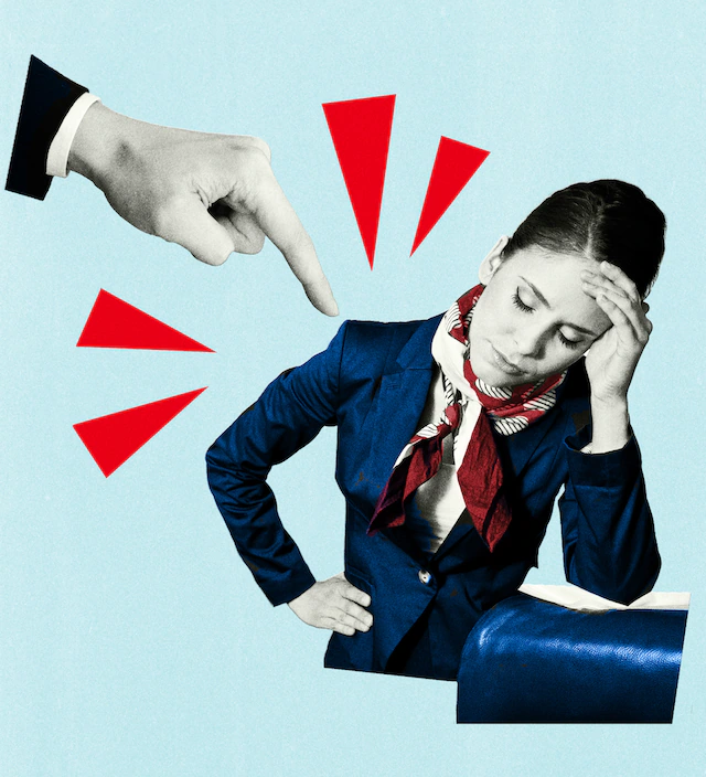Flight attendants asking passengers to please stop touching them…