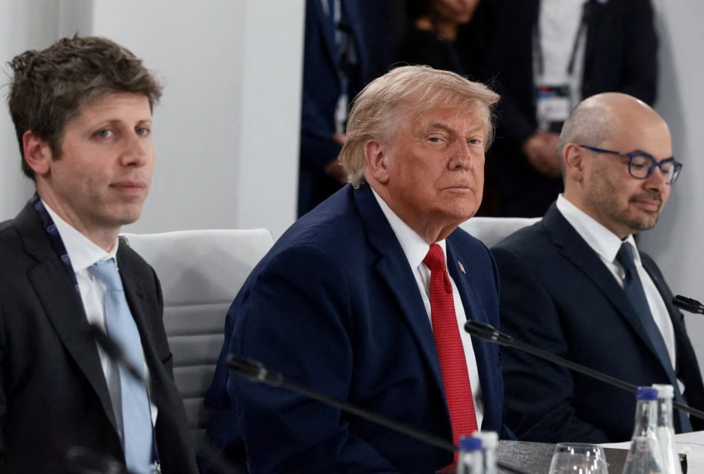 Trump says Anthropic talks progress as AI leaders meet at G7
