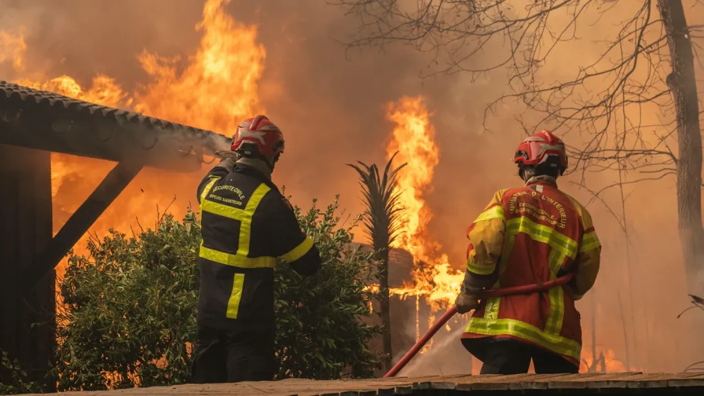 Over 250,000 flee wildfires raging across France and Spain Over 250,000 flee wildfires raging across France and Spain