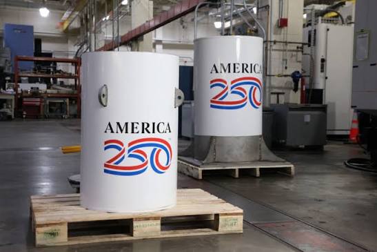 US seals 900-pound time capsule with message for Americans in 2276 US seals 900-pound time capsule with message for Americans in 2276