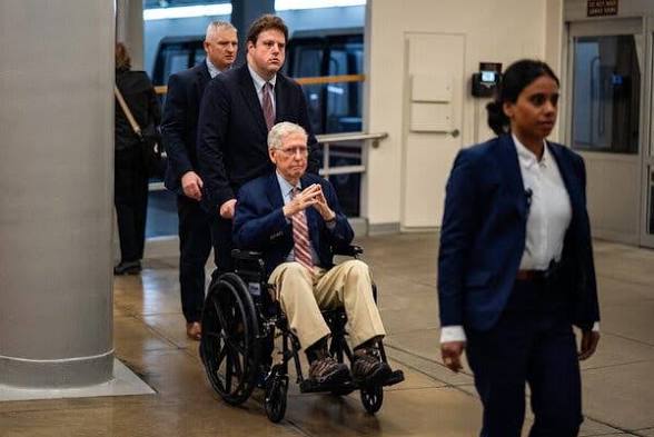 McConnell has been hospitalized for 3 weeks, and aides won’t say why McConnell has been hospitalized for 3 weeks, and aides won’t say why